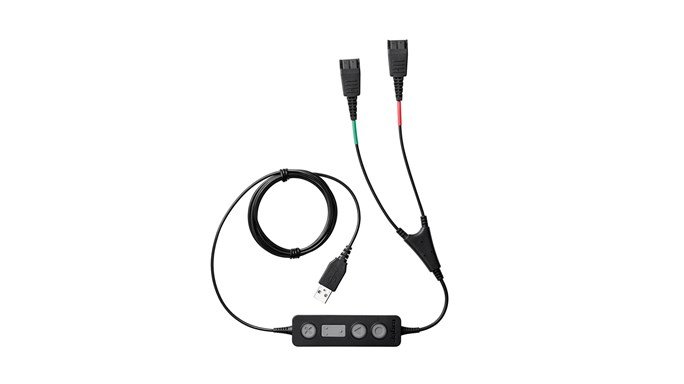 Jabra Link 265, USB-2xQD (pro školení) - obrázek produktu