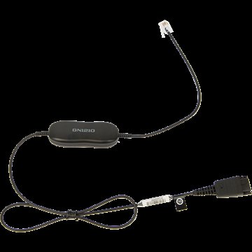 Jabra GN1210 cord, QD-RJ9, 0,8m, straight - obrázek produktu