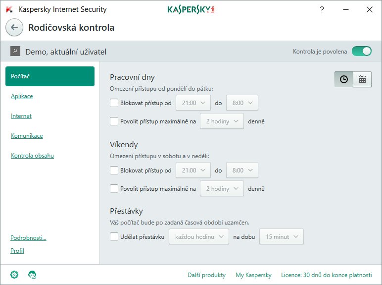 Kaspersky Internet Security 5x 1 rok Nová - obrázek č. 4