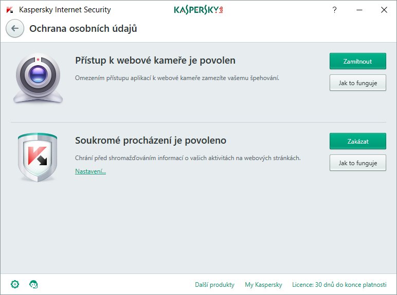Kaspersky Internet Security 10x 1 rok Obnova - obrázek č. 3