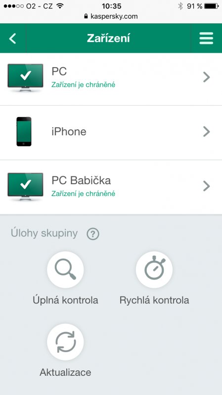 Kaspersky Internet Security Android 1x 1 rok Obnova - obrázek č. 9