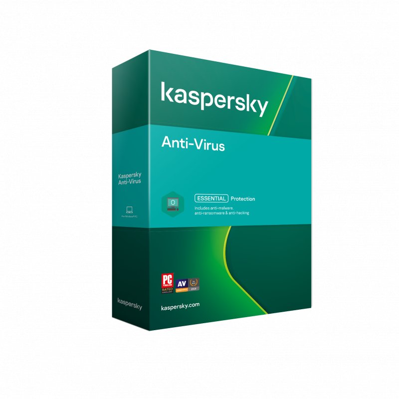 Kaspersky Antivirus 1x 1 rok Nová 2021 BOX - obrázek produktu