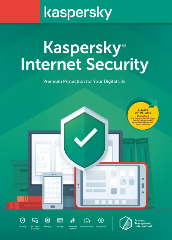 Kaspersky Internet Security 1-Device 1 rok Nová ESD - obrázek produktu