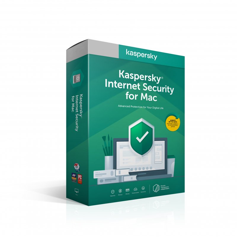 Kaspersky Internet Security Mac 3x 1 rok Nová - obrázek produktu