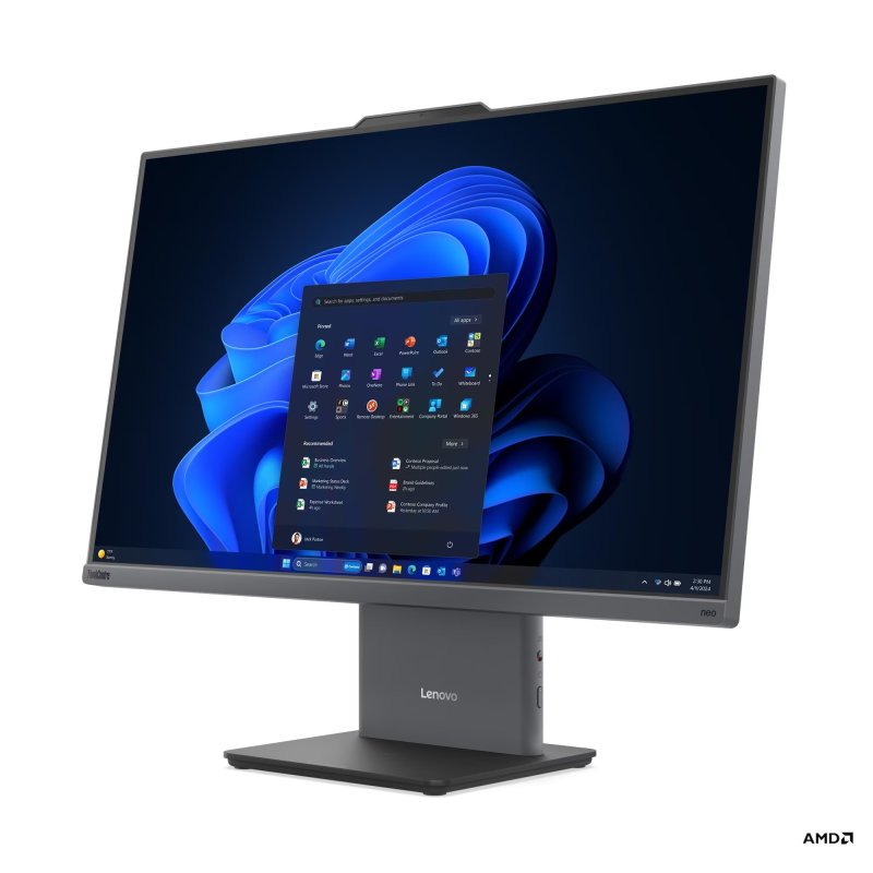 Lenovo ThinkCentre neo / 55a 24 Gen 6 / 23,8" / FHD / R5-220 / 16GB / 512GB / AMD int / W11P / Šedá - obrázek č. 7