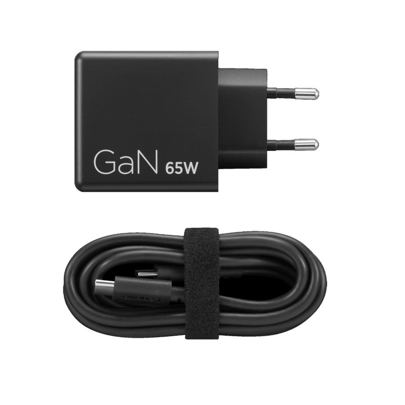 Lenovo Dual USB-C 65W GaN Charger - obrázek č. 1