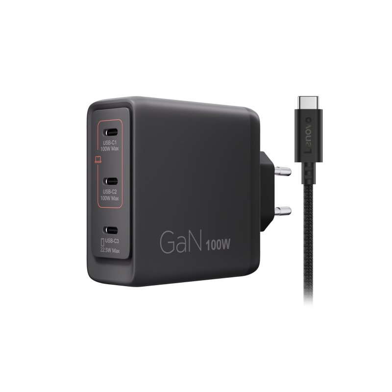 Lenovo Multi-port USB-C 100W GaN Charger - obrázek č. 4