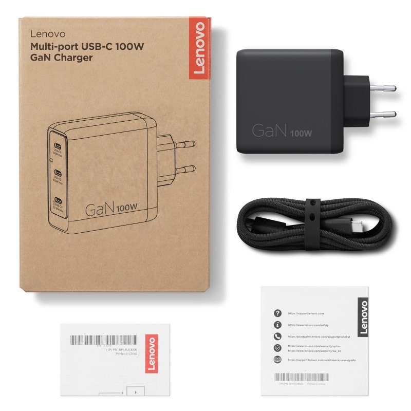 Lenovo Multi-port USB-C 100W GaN Charger - obrázek č. 3