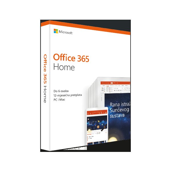 Office 365 Home Mac/ Win Croatian Subscription P4 - obrázek produktu
