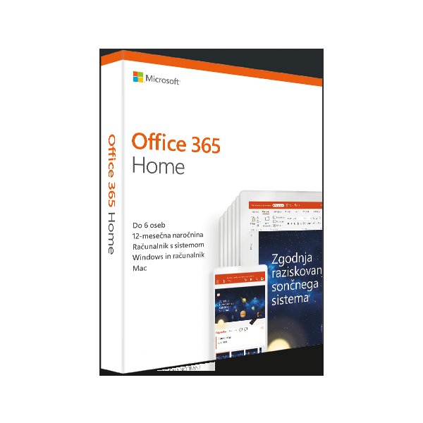 Office 365 Home Mac/ Win Slovenian Subscription P4 - obrázek produktu