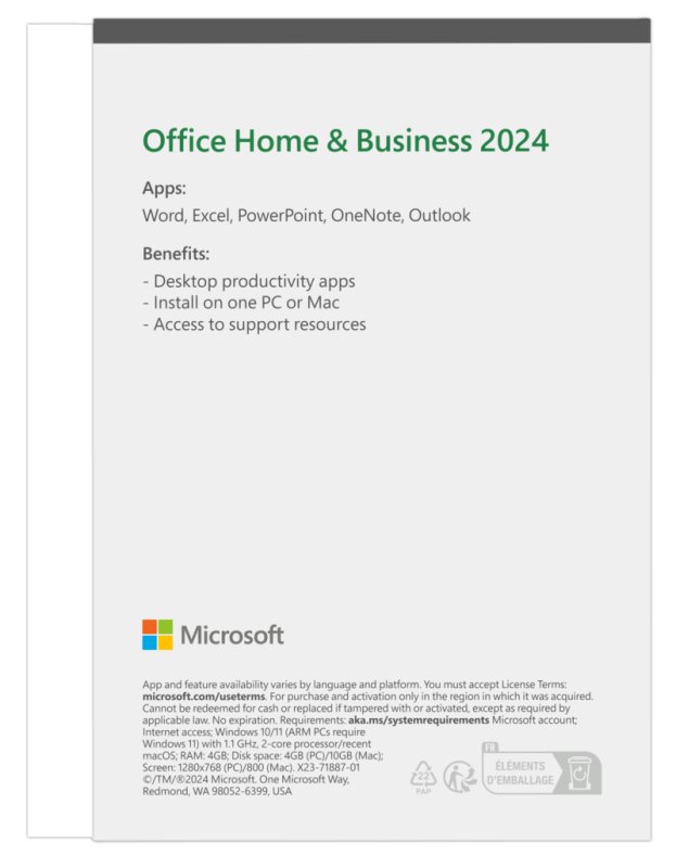 Microsoft Office 2024 pro domácnosti a podnikatele Eng Spec - obrázek č. 2