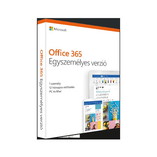 Office 365 Personal Mac/ Win Hungarian Subscription P4 - obrázek produktu