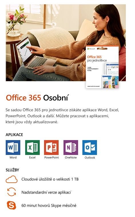 Office 365 Personal 32-bit/ x64 Eng P4 - obrázek č. 1