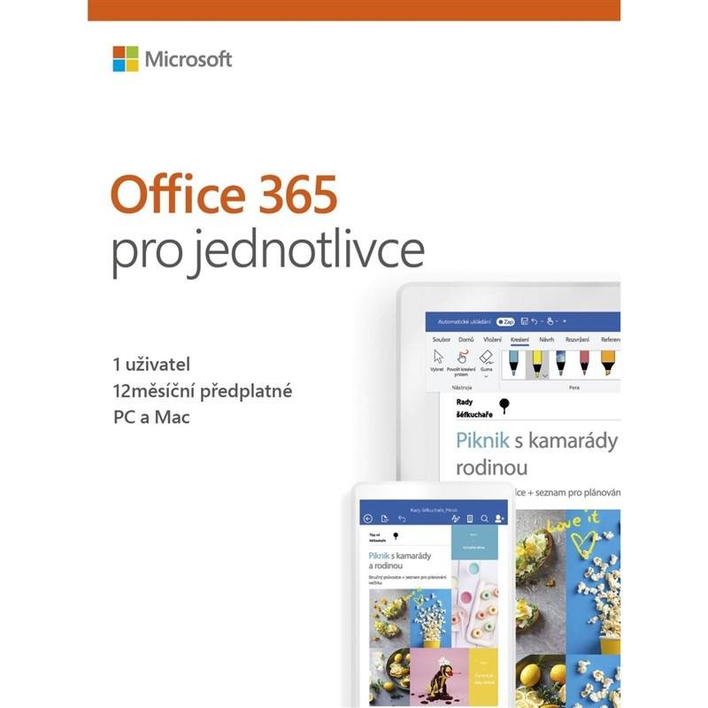 Office 365 Personal 32-bit/ x64 SK P4 - obrázek produktu