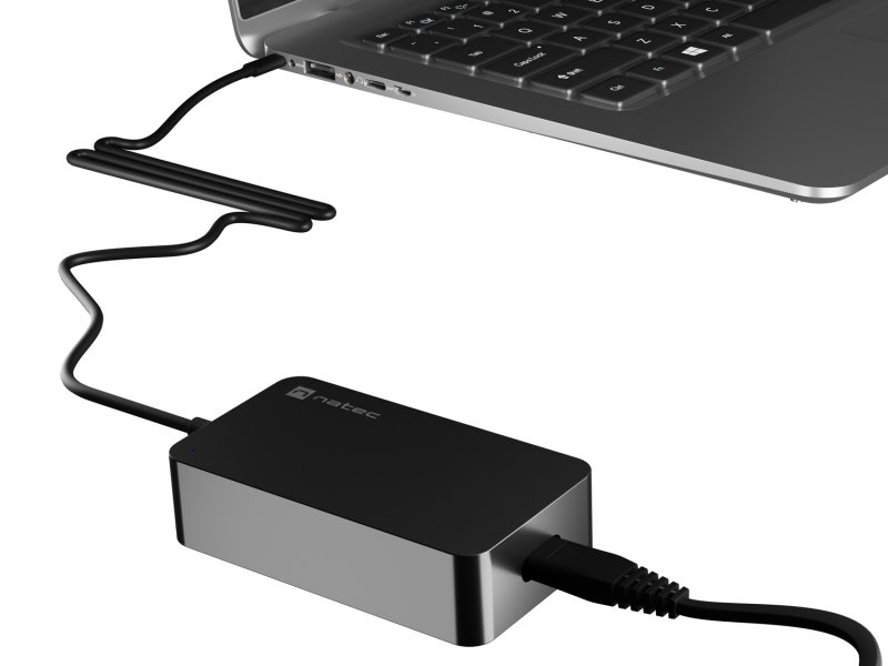Nabíječka Natec GRAYLING 65W USB-C pro notebooky, tablety, smartphony - obrázek č. 2