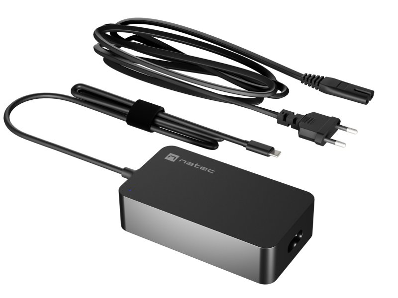 Nabíječka Natec GRAYLING 65W USB-C pro notebooky, tablety, smartphony - obrázek produktu