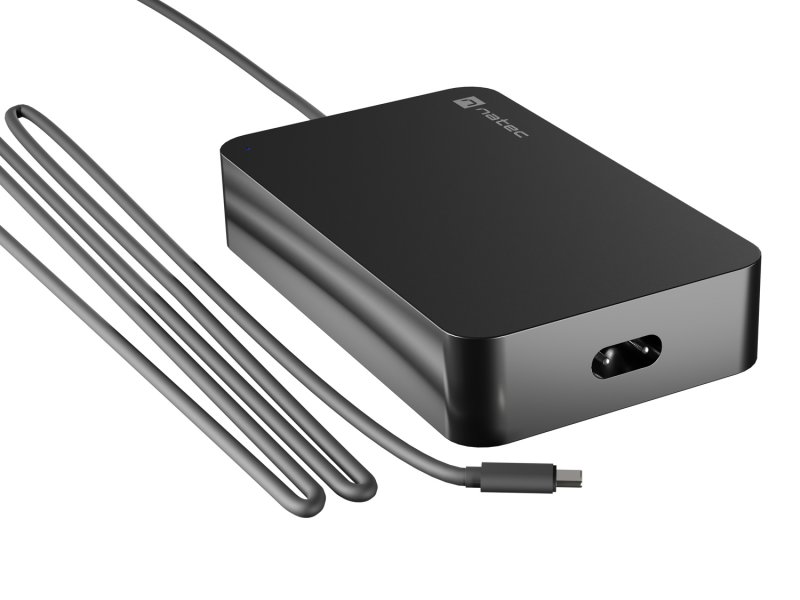 Nabíječka Natec GRAYLING 90W USB-C pro notebooky, tablety, smartphony - obrázek č. 3