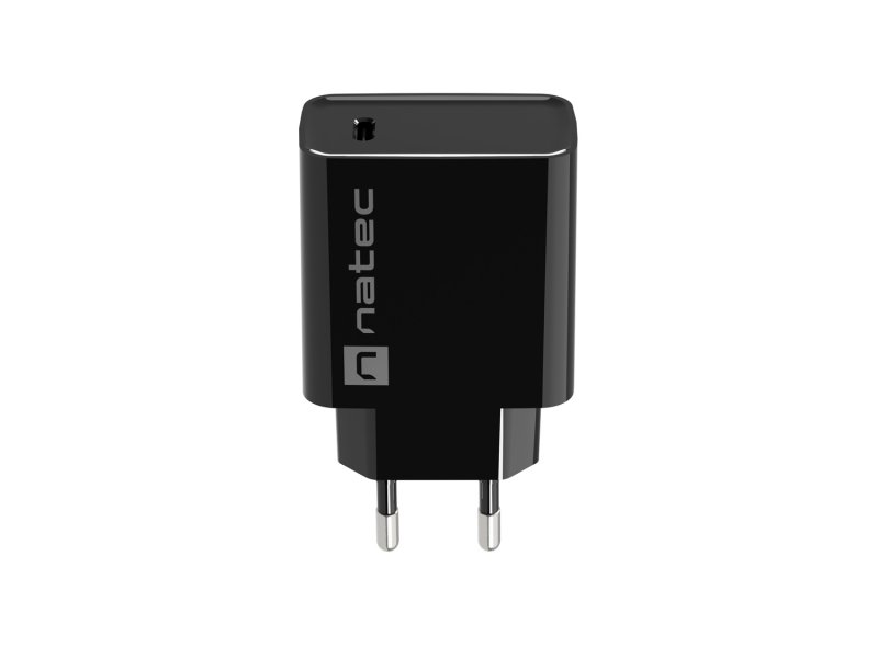 Universální nabíječka Natec RIBERA 20W 1X USB-C, černá - obrázek produktu