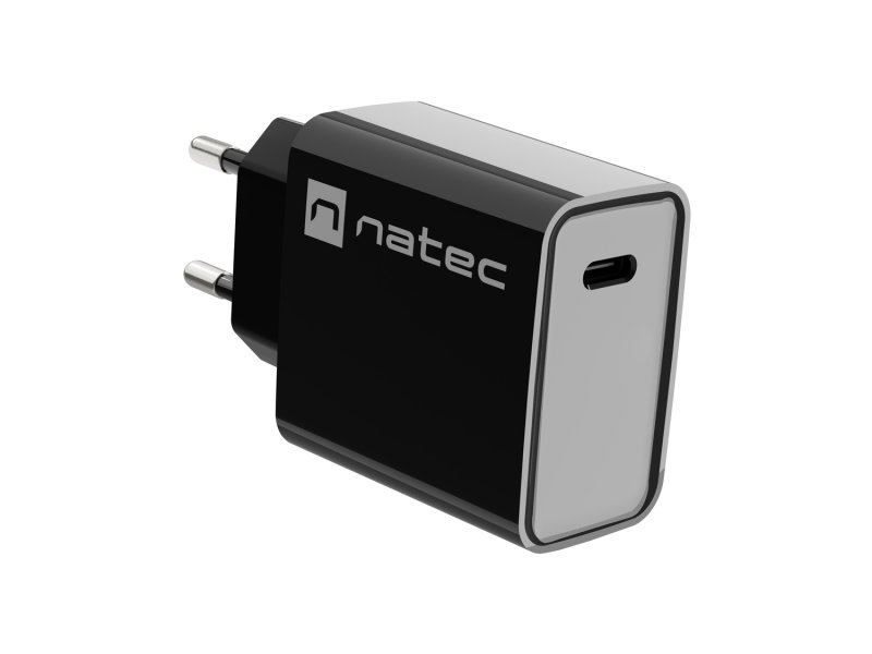 Universální nabíječka Natec RIBERA 20W 1X USB-C, černá - obrázek č. 5