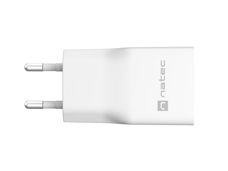 Univerzální USB nabíječka Natec RIBERA GaN SLIM, 20 W, 1X USB-A + 1X USB-C, Bílá - obrázek č. 4