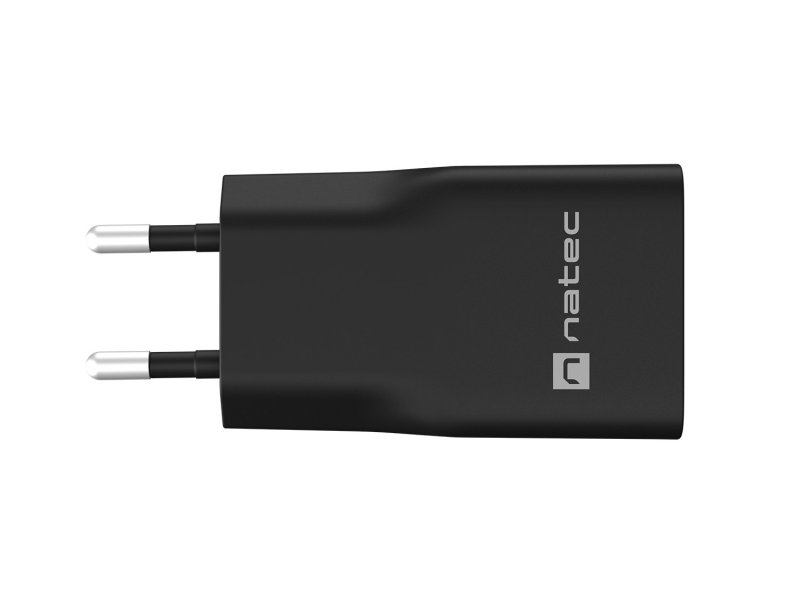Univerzální USB nabíječka Natec RIBERA GaN SLIM, 20 W, 1X USB-A + 1X USB-C, Černá - obrázek č. 4