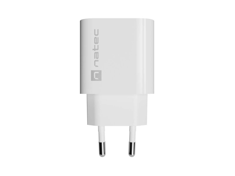 Universální nabíječka Natec RIBERA 20W, 1X USB-C, bílá - obrázek č. 1
