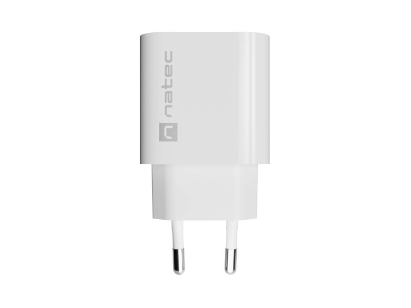 Universální nabíječka Natec RIBERA 18W, 1X USB-A, bílá - obrázek č. 1