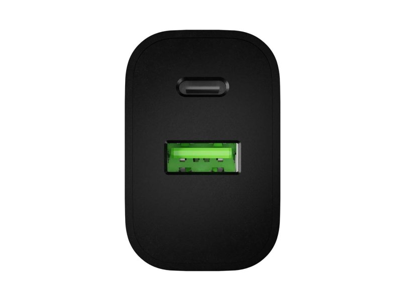 Univerzální nabíječka Natec RIBERA 20 W, 1X USB-A + 1X USB-C, černá - obrázek č. 6