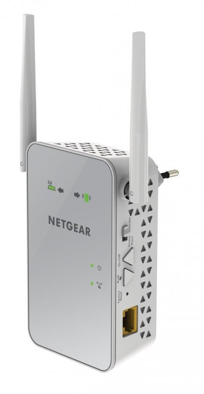 NETGEAR 802.11ac, Dual Band WiFi Extender, Gigabit, Wall-plug, External Antennas, EX6150 - obrázek č. 1