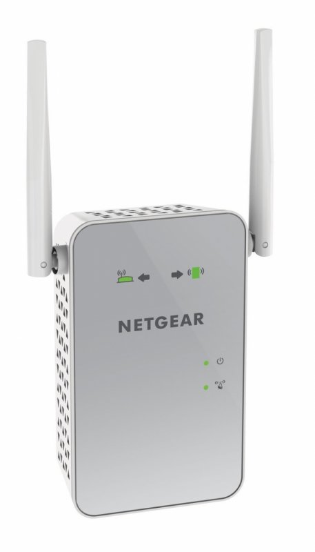 NETGEAR 802.11ac, Dual Band WiFi Extender, Gigabit, Wall-plug, External Antennas, EX6150 - obrázek produktu