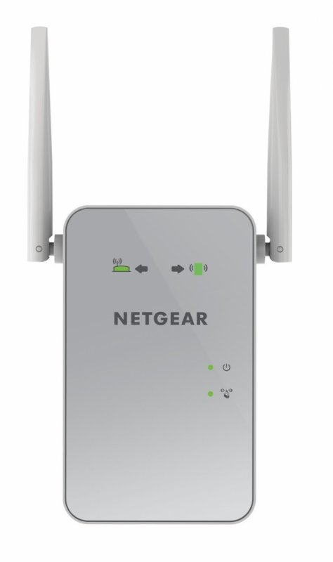 NETGEAR 802.11ac, Dual Band WiFi Extender, Gigabit, Wall-plug, External Antennas, EX6150 - obrázek č. 2