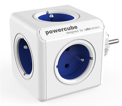 Zásuvka PowerCube ORIGINAL, Blue, 5-ti rozbočka - obrázek produktu