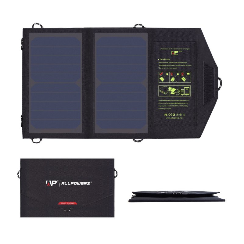 Allpowers SP5V10W Solární Dobíječ 10W - obrázek produktu