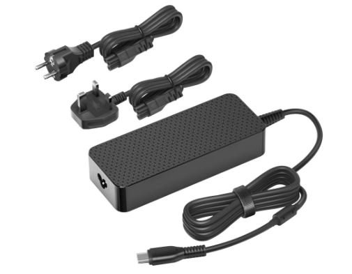 Sandberg USB-C AC Charger PD100W EU+UK, chytrá nabíječka, černá - obrázek produktu
