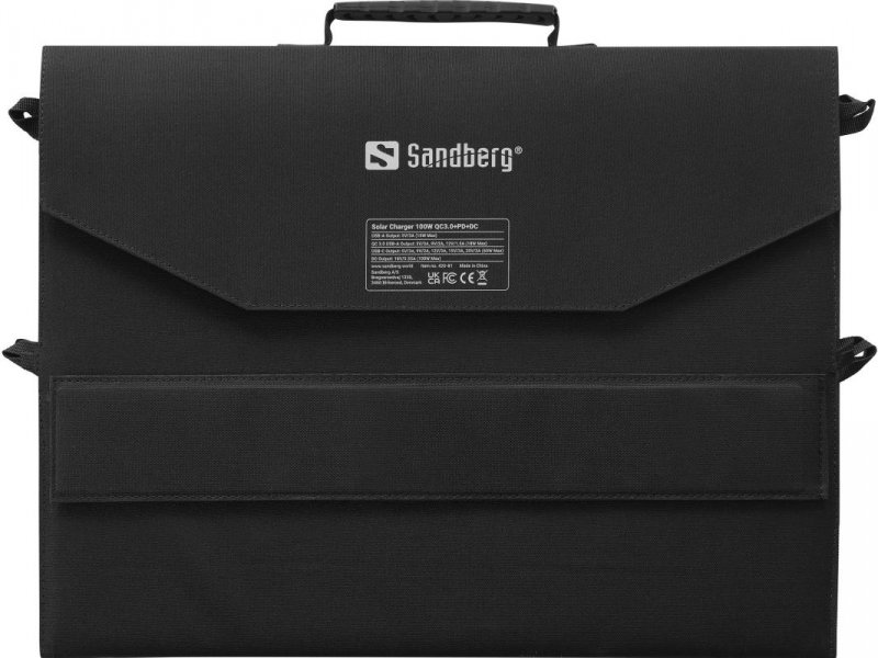 Sandberg solární panel - nabíječka, výkon 100W , QC3.0+PD+DC, černá - obrázek č. 3