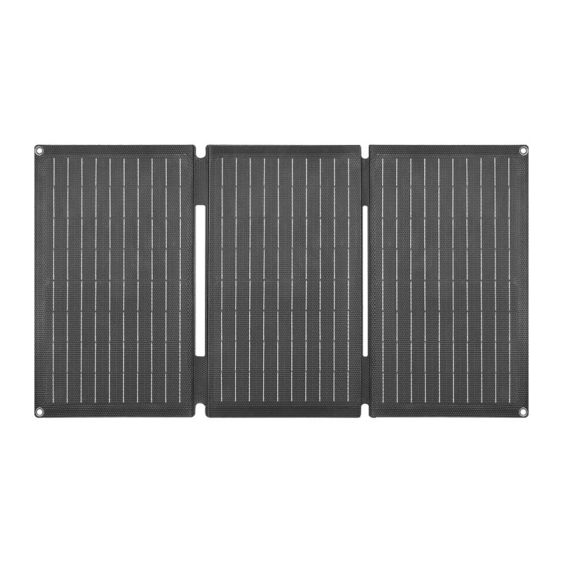 Sandberg Solar Charger 30W USB / USB-C / DC, skládací solární nabíječka, černá - obrázek č. 1