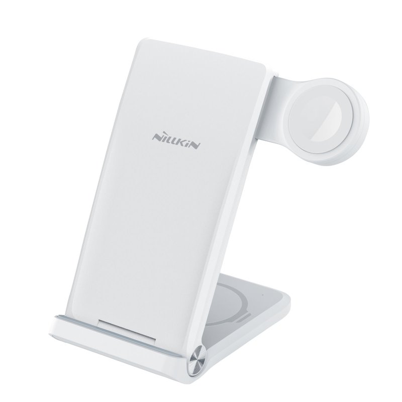 Nillkin PowerTrio 3v1 Bezdrátová Nabíječka pro Apple Watch White (MFI) - obrázek produktu