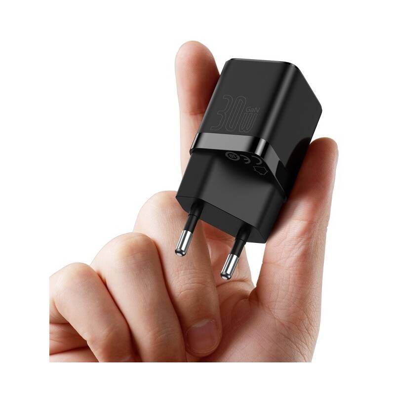 Baseus CCGN010101 GaN3 Fast Nabíječka USB-C 30W Black - obrázek č. 6