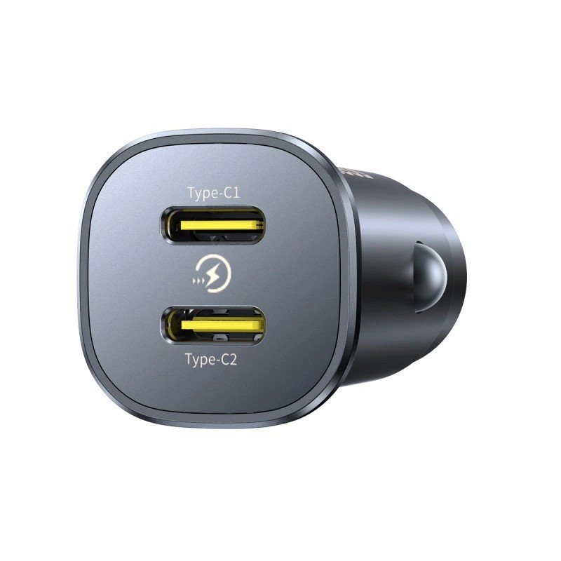 Baseus GoTrip Nabíječka do Auta 2x USB-C 30W Cosmic Black - obrázek č. 2