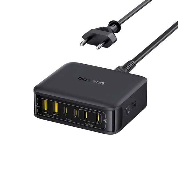 Baseus EnerFill FH21 Stolní Nabíječka 120W Cosmic Black - obrázek produktu