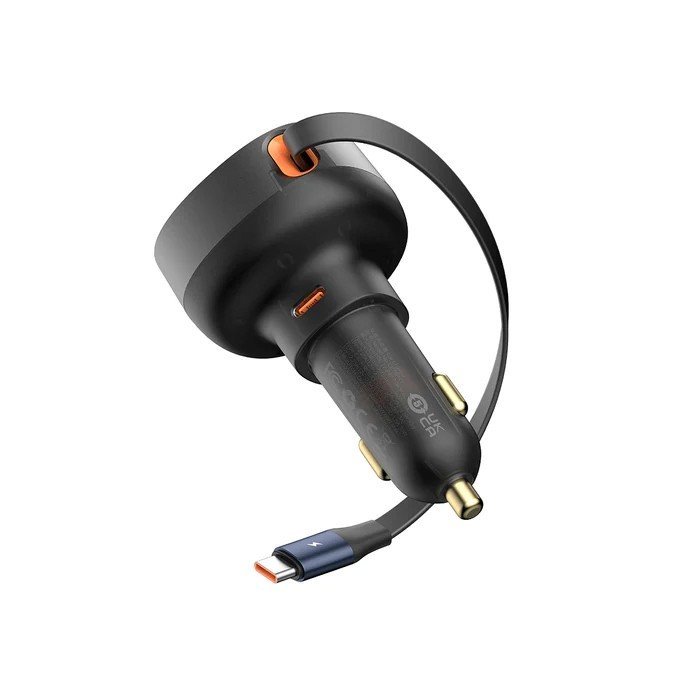 Baseus Enjoyment Pro Nabíječka do Auta USB-C 60W Cluster Black - obrázek č. 4