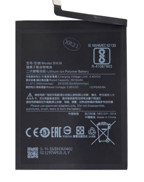 Xiaomi BN36 Baterie 3010mAh (OEM) - obrázek produktu