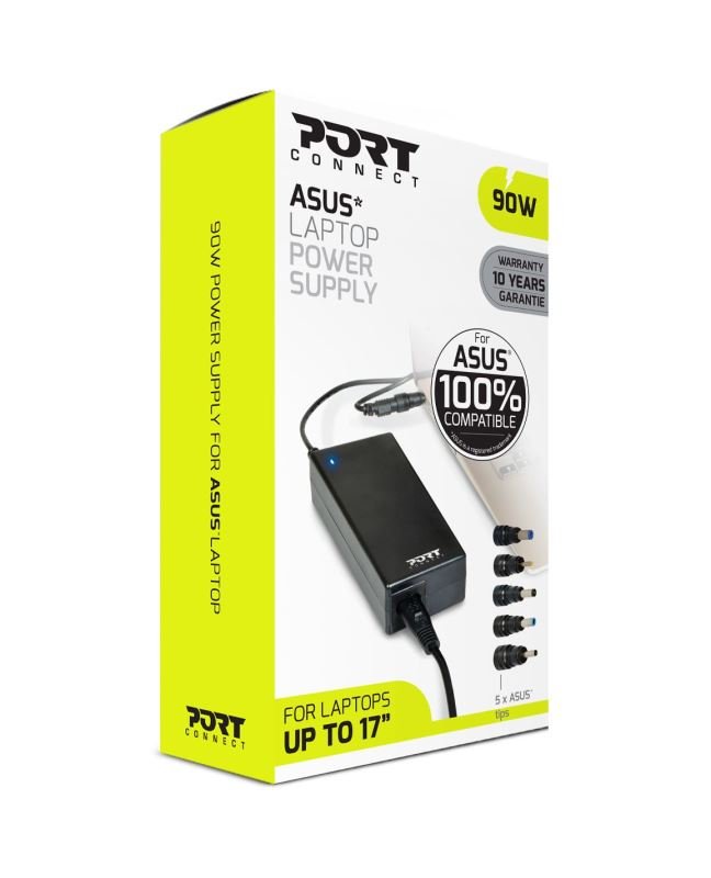 PORT CONNECT ASUS 100% napájecí adaptér k notebooku, 19V, 4,74A, 90W, 5x ASUS konektor - obrázek č. 2