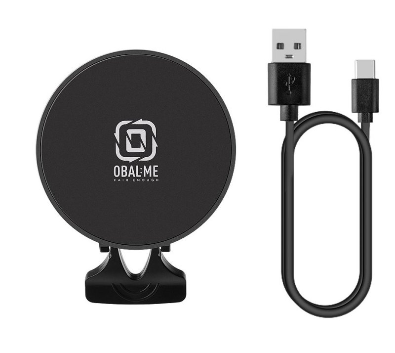 OBAL:ME MagNetix Core Bezdrátový Nabíjecí Držák do Auta 15W Black - obrázek č. 3