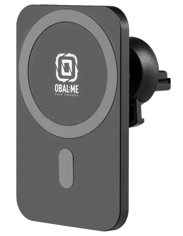 OBAL:ME MagNetix Plate Bezdrátový Nabíjecí Držák do Auta 15W Black - obrázek produktu
