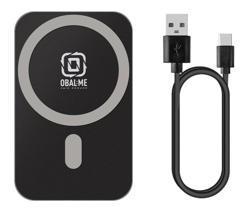 OBAL:ME MagNetix Plate Bezdrátový Nabíjecí Držák do Auta 15W Black - obrázek č. 3