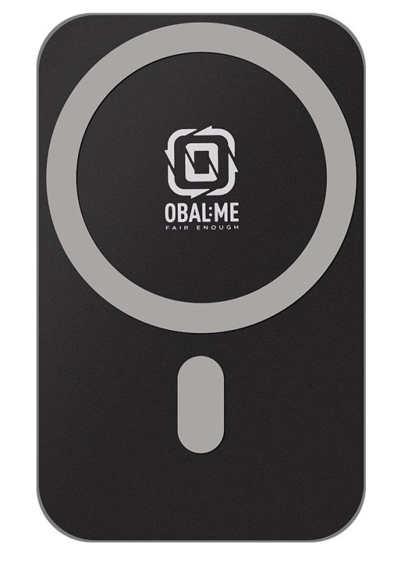 OBAL:ME MagNetix Plate Bezdrátový Nabíjecí Držák do Auta 15W Black - obrázek č. 1