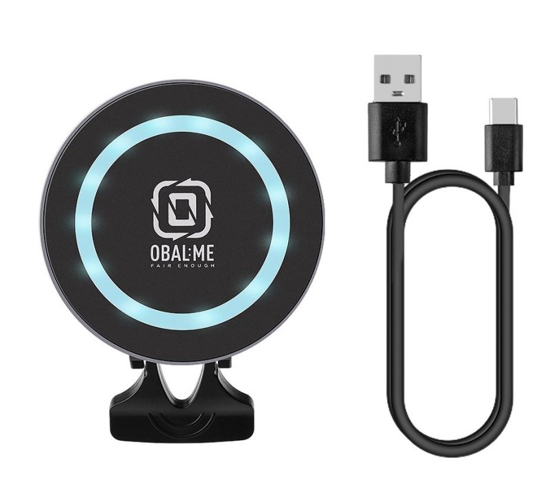 OBAL:ME MagNetix Aura Bezdrátový Nabíjecí Držák do Auta 15W Black - obrázek č. 1