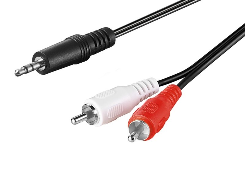 PremiumCord Kabel Jack 2.5mm-2x CINCH M / M 2m - obrázek produktu