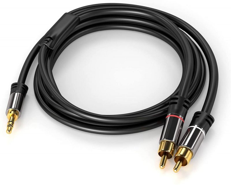 PremiumCord HQ stíněný kabel stereo Jack 3.5mm-2xCINCH M/ M 1,5m - obrázek č. 1